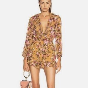 Zimmermann Frill Playsuit Romper 0